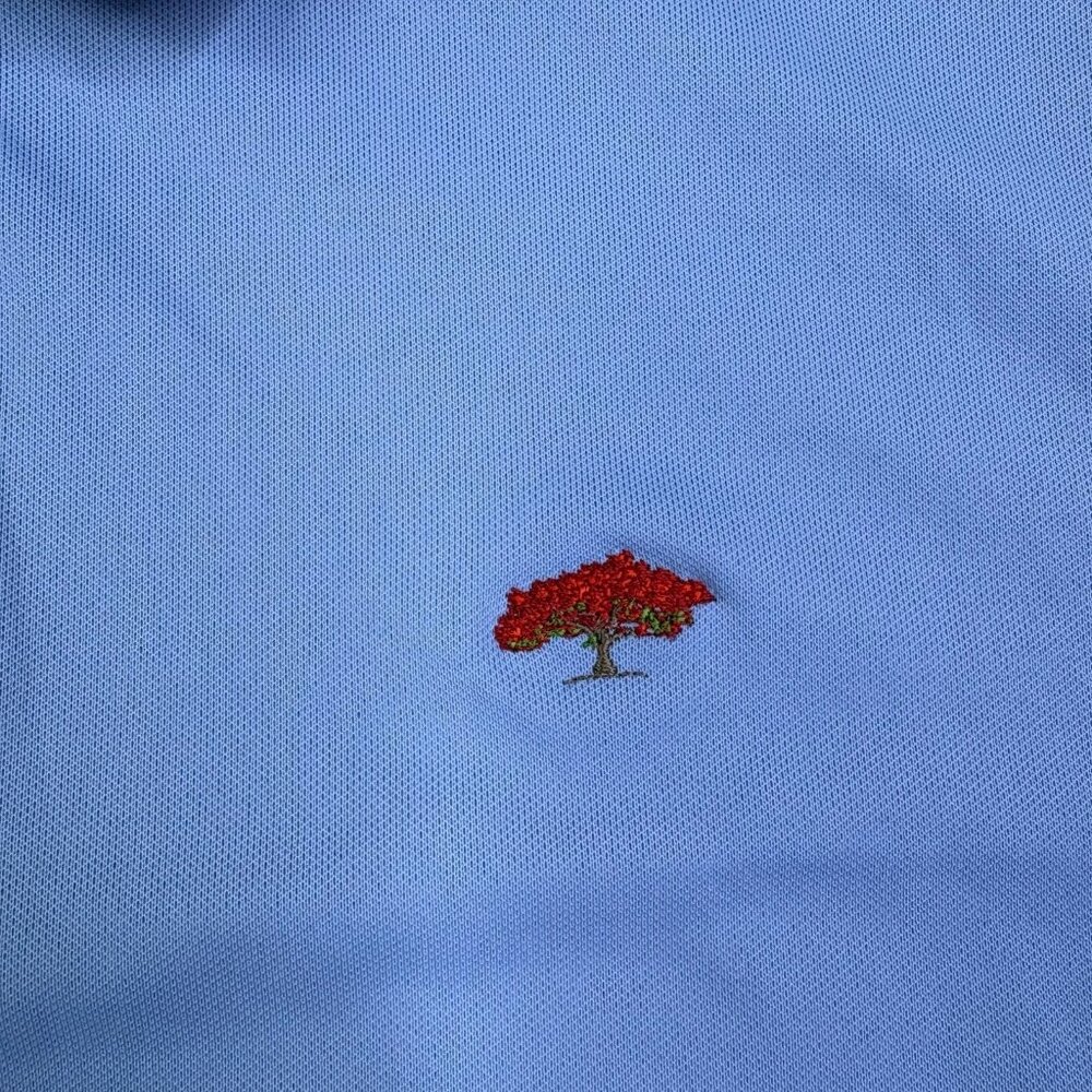 G/Fore Mens Blue Short Sleeve Stretch Golf Polo Shirt Size L POINCIANA GOLF CLUB - Picture 8 of 12